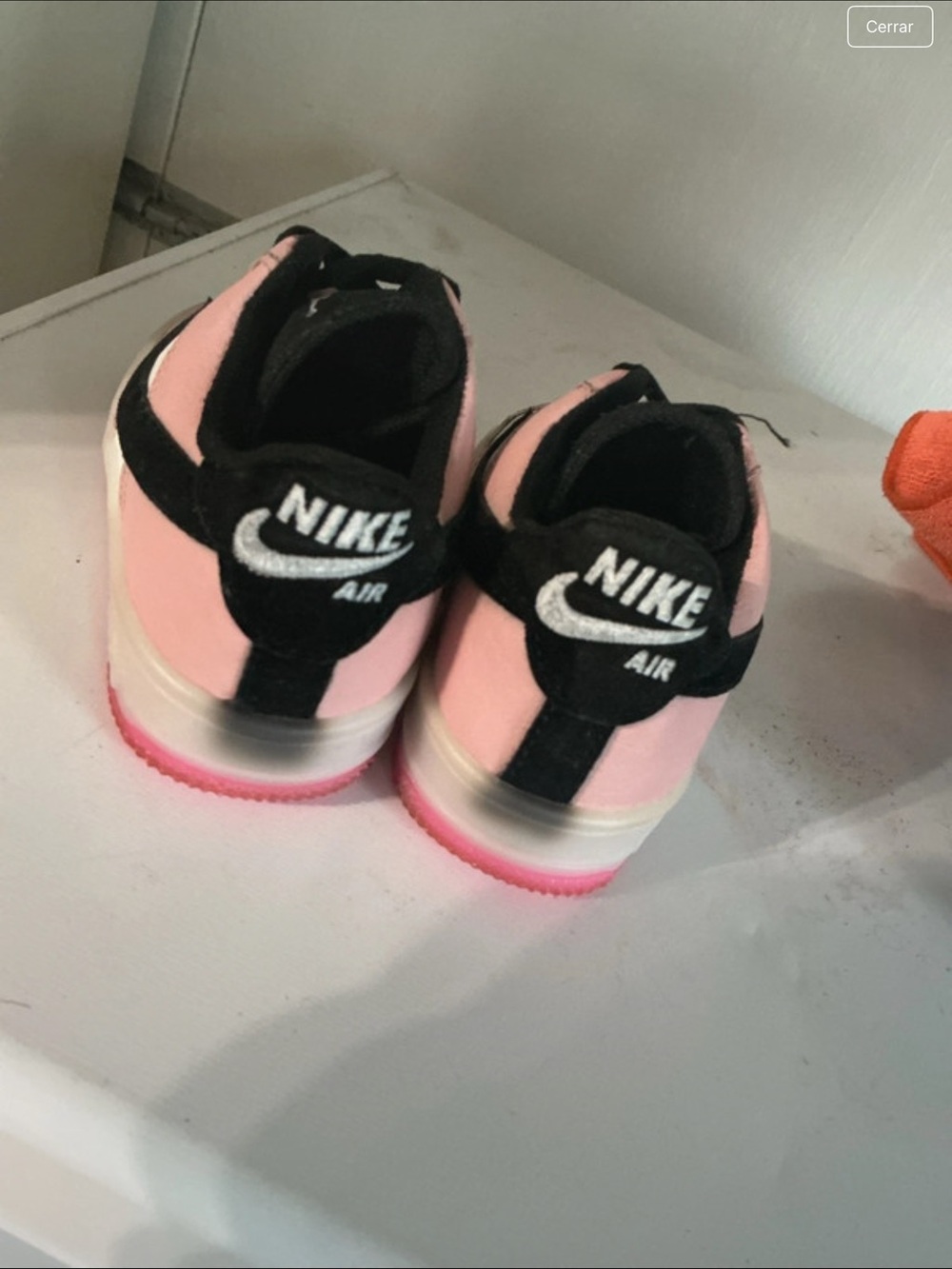 Nike Kids Pink, White & Black Low-Top Sneakers - Picture 2 of 6
